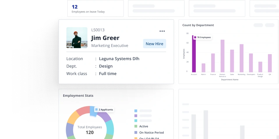HRMS module screenshot